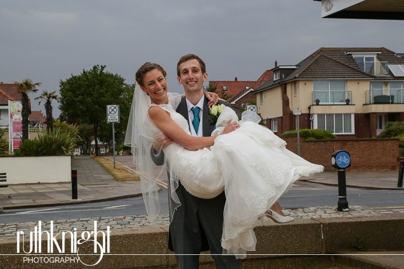 Wedding Photography at Leigh Rd, Church & Roslin Beach Hotel, Southend, Essex – Rebekah & Andrew